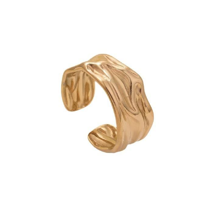 Exquisite Stainless Steel Flower Stud Earrings with U-Shaped Hook for Women