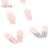 1 Set künstlicher Nagel, leicht zu entfernen, DIY, verblasst nicht, atemberaubend, einfach anzuwenden, künstlicher Nagelflicken zum Aufdrücken, Nagelstudio-Zubehör