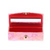 Flower Jacquard Lipstick Case Single Jewellery Box Lip Gloss Storage Case Cosmetic Bags With Mirror Women Makeup Storage Box