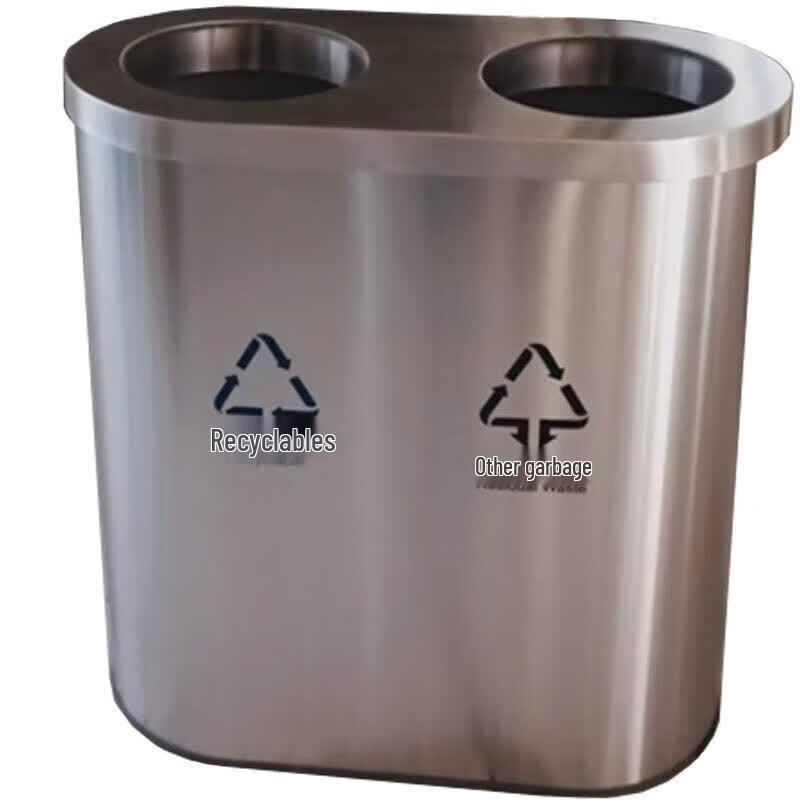 Stainless Steel Public Waste Bin
