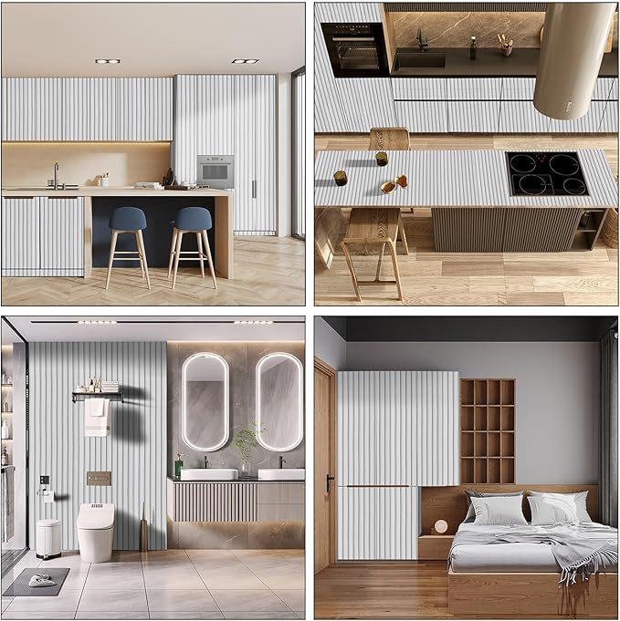 Vintage Retro Wood Grille Self Adhesive Wallpaper 3D Wood Grain Waterproof Wall Sticker Peel and Stick Home Decor