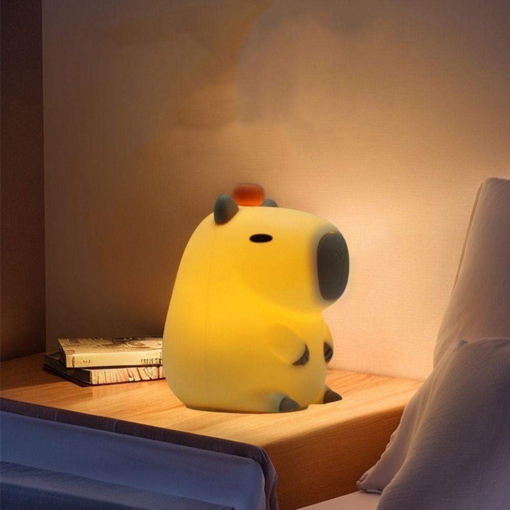 Colorful Capybara Night Light Adorkable Animal Lamp Portable Sleep Light Birthday Present