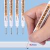 Pack of 5 Thin Head Long Nib Marker Pens for Marking Deep Holes in Metal Wood