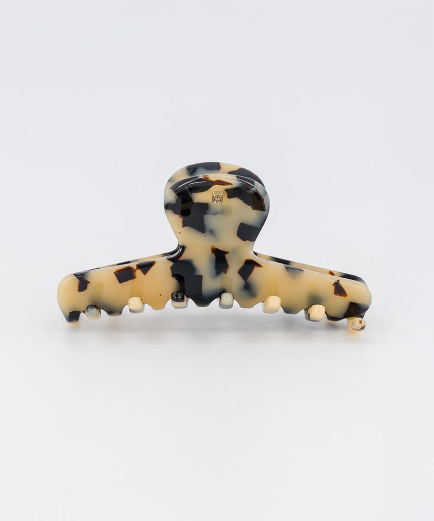 Alexandredeparis Raspai Hair Clip Beige Tortoise 8.5