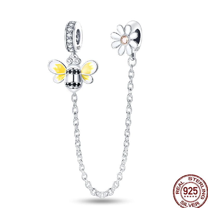 Copper Shiny Zircon Chain Series Beaded Beads Suitable For Pan Original Bracelet Diy Jewelry Gift