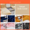 Stretch Velvet Sofa Cushion Cover Elegant Home Decor Velvet Seat Slipcover