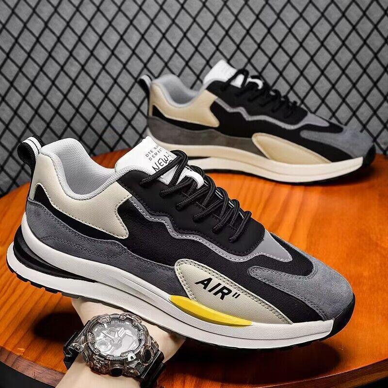 Spring New Breathable Casual Forrest Gump Running Sports Shoes Trendy Versatile Platform Men's Trendy Shoes
