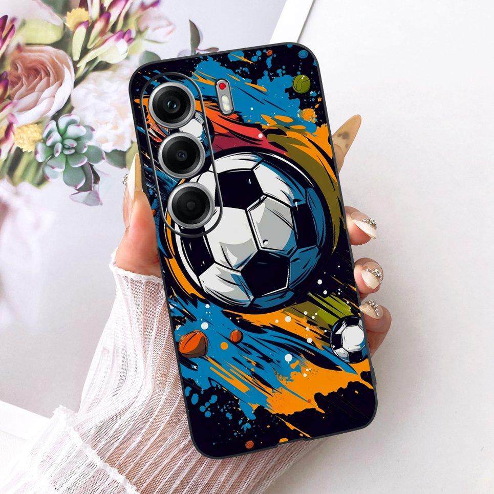 Hülle für Tecno Camon 40 Pro CM7 CM6 Handyhüllen für Camon 40 4G CM5 Niedliche Cartoon-Tiere Cooler Drache Löwe Weiches TPU Schwarze Abdeckung