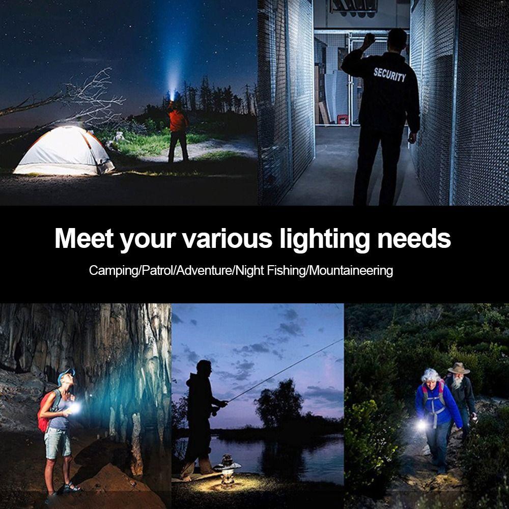Rechargeable LED Portable Light Super Bright Small Lamp New Flashlights  Camping Outdoor Emergency