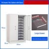 Lieve 18-Drawer Transparent Office Filing Cabinet with Lock