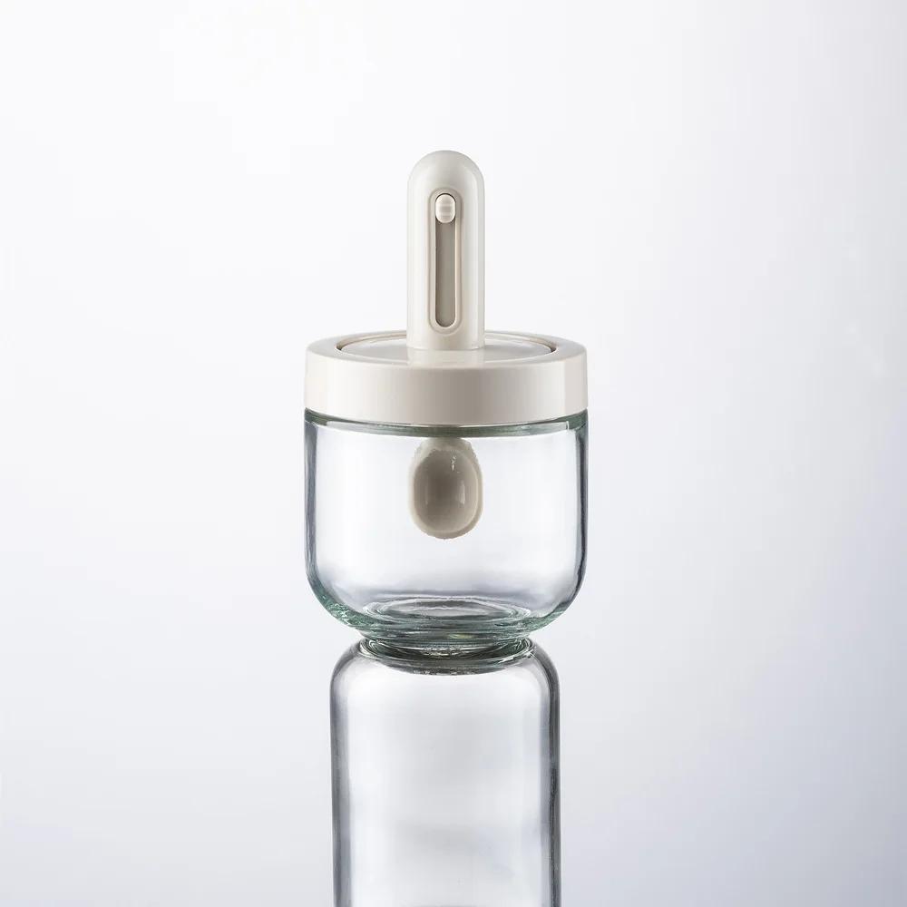 Teleskopická láhev na koření, domácí kuchyňská krabička na koření, dílčí balení soli a glutamanu sodného, těsná