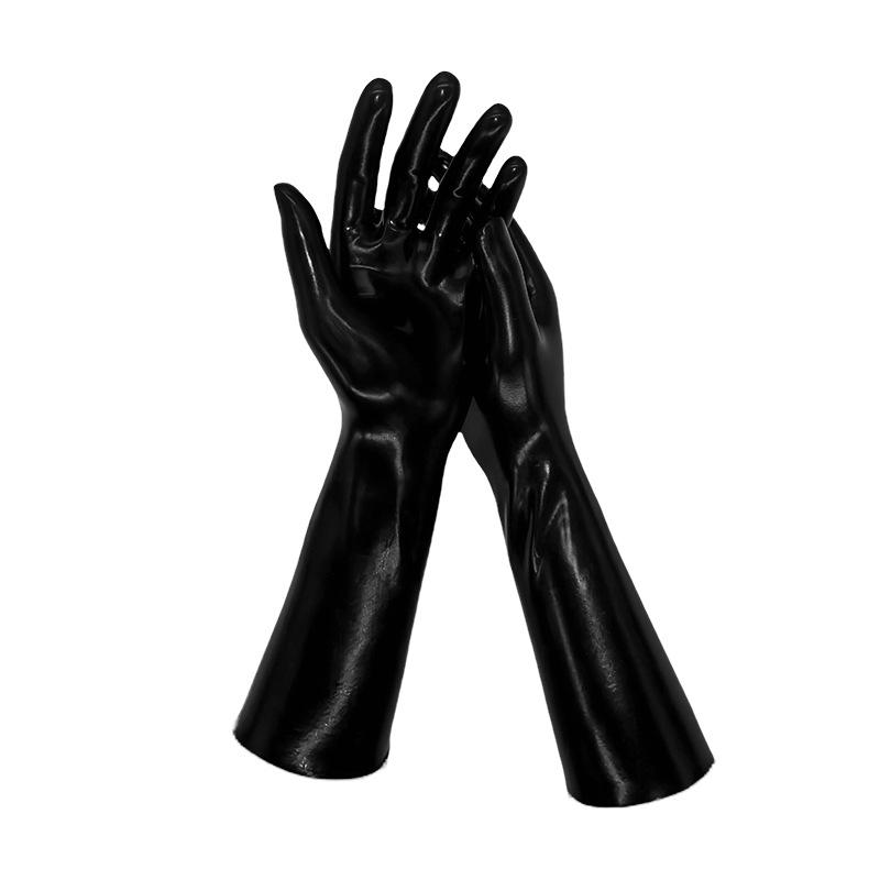 Latexové 3D krátké rukavice pro dospělé - Evropský a americký erotický styl, Nová verze.