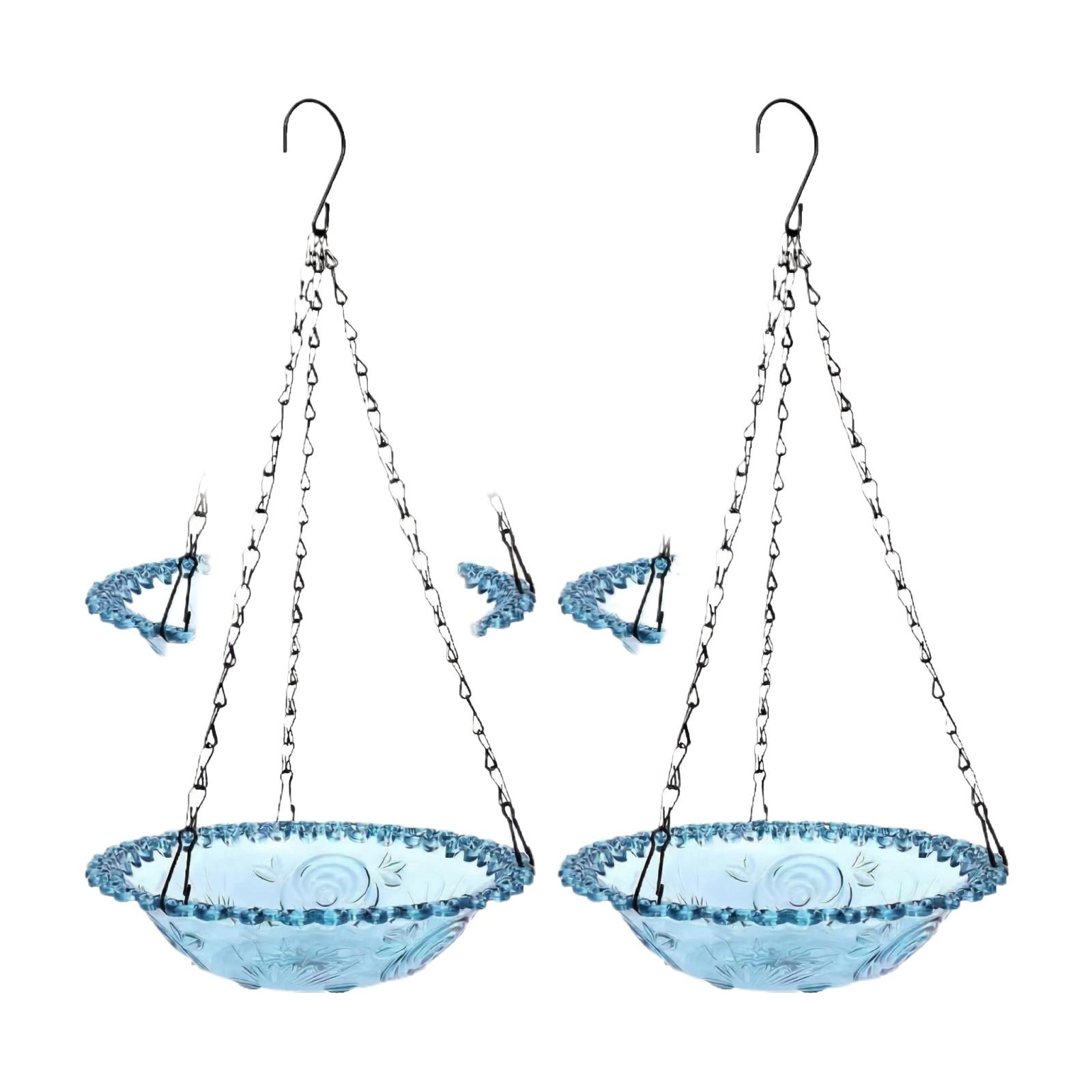 

Bird Feeder, Outdoor Garden Hanging Bird Feeder, Single Layer, 2 Bagged One Size синий