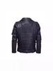 Men's Windproof PU Leather Jacket with Multiple Zippers - European & American Style Outerwear