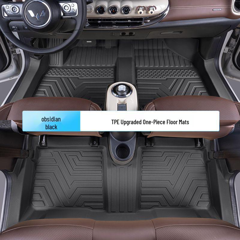 Wuling Bingo TPE Floor Mats - Premium & Lightweight, Original Color, Wear-Resistant, Non-Slip