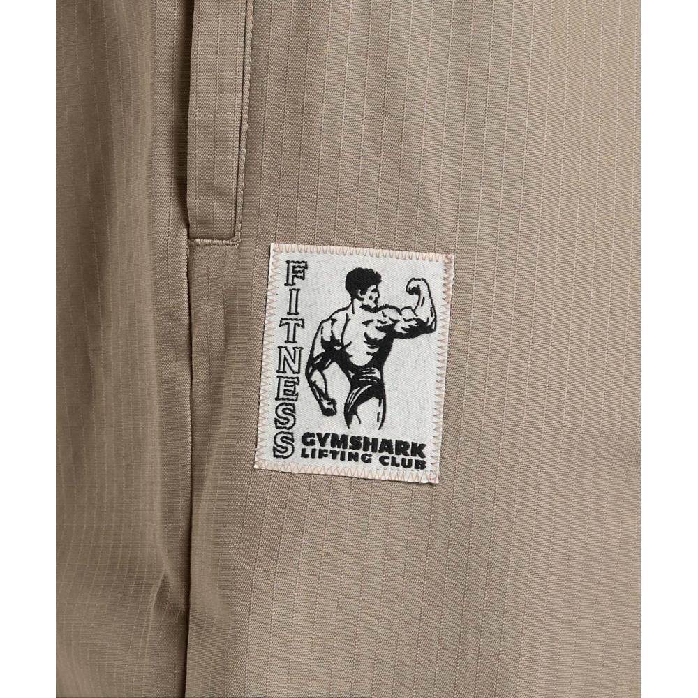 Gymshark Ripstop Pumper Pants Livsstil Brun A6a3r Nc0s