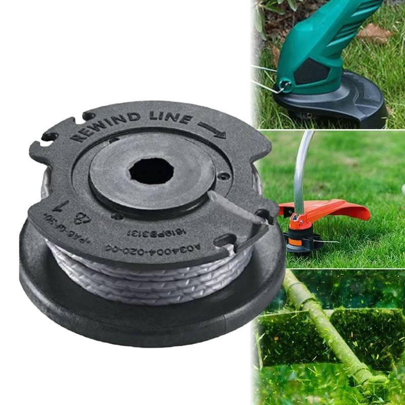 Durable Nylon Trimmer Line For Greenworks Mower Replacement Spool In Blue And Gray
