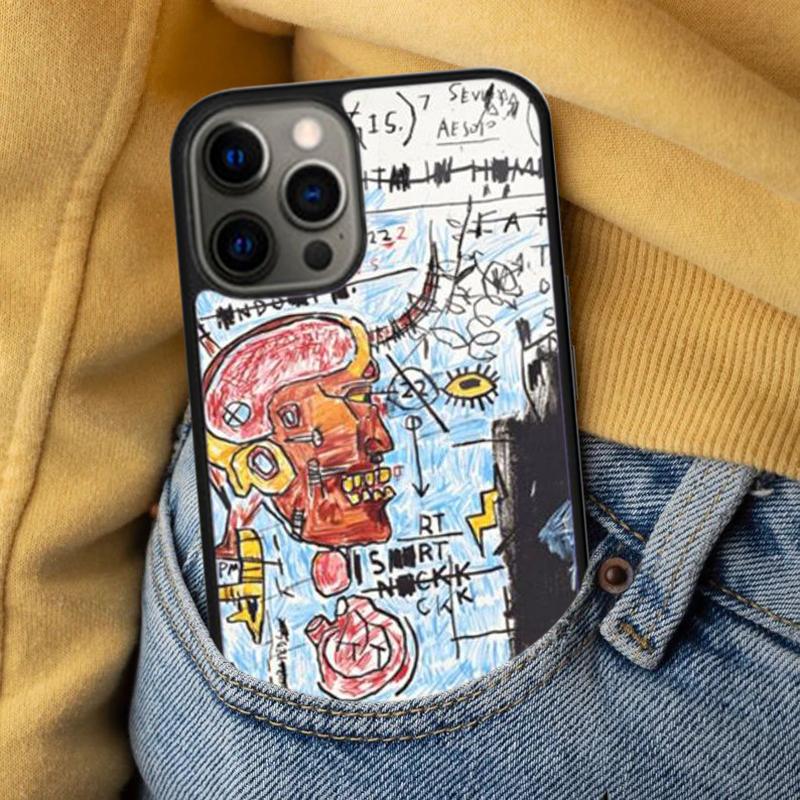 Street Graffiti Painting Soft Phone Case for iPhone 17 Air 16e Pro Max 15 Pro 13 14 Plus 11 12 MagSafe Magnetic Coque