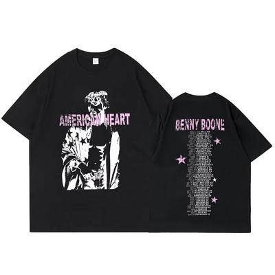 Benson Boone American Heart World Tour 2025 Merchandise T-shirts Heren Dames Kleding Mode Katoen Korte Mouwen T-shirts Streetwear