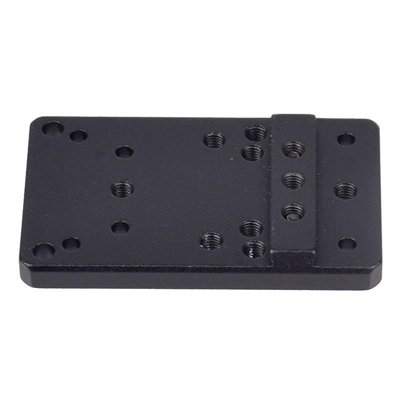 Universal Glock Scope Mount Plate Hunting Pistol Red Dot Scope Optics Base For Rmr Multi-Model Adapter Multi-Hole Base Bracket