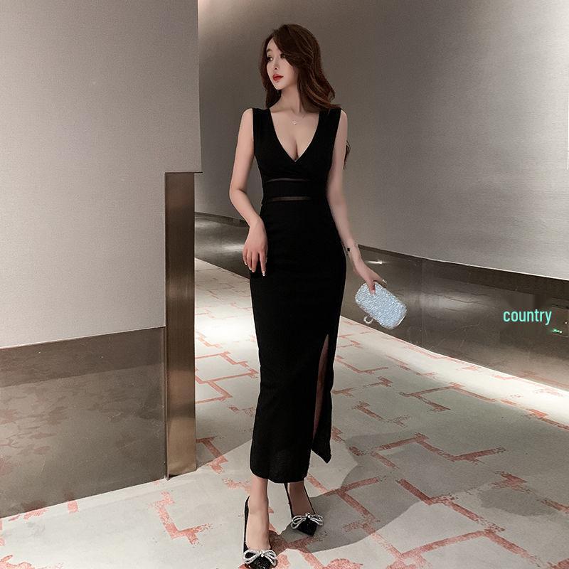 

Spicy Summer 2025 Women s Sleeveless Bodycon Maxi Dress Large