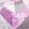 Bedding set 220x200 100% COTTON pink geometric pattern