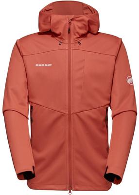 Mammut Ultimate VII Softshell Hooded Jacket Brick-colored Hooded Jacket