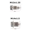 M12x1.25 M12x1.5 M12x1.75 M14x1.5 M16x1.5 M18x1.5 Stainless Steel Magnetic Oil Drain Plug Oil Drain Sump Nut Silver Auto Parts Oil Drain Plugs 3