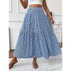 Women's Flower Pattern Print Casual Summer Spring Skirts