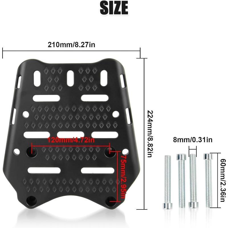 Motorcycle Rear Luggage Rack Rear Tail Storage Rack Top Case Storage Tray Rack Compatible for PCX 125 PCX 160 PCX 150 2014-2025