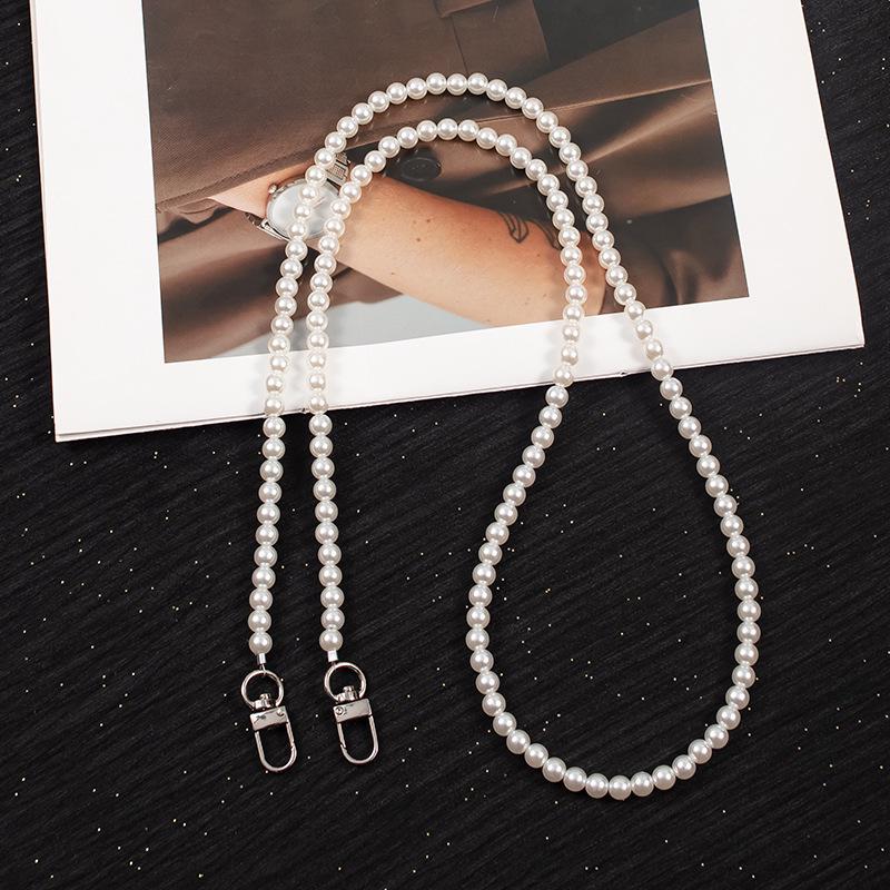 Handmade Beaded Phone Case with Pearl Necklace Lanyard & Crossbody Chain