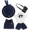 4-teiliges Puppen-Outfit-Set Niedliches Design Schuluniform Passend Kindergarten für Sammlung