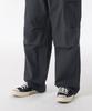 MUSINSA STANDARD Back Satin Parachute Cargo Pants [Dark Gray]