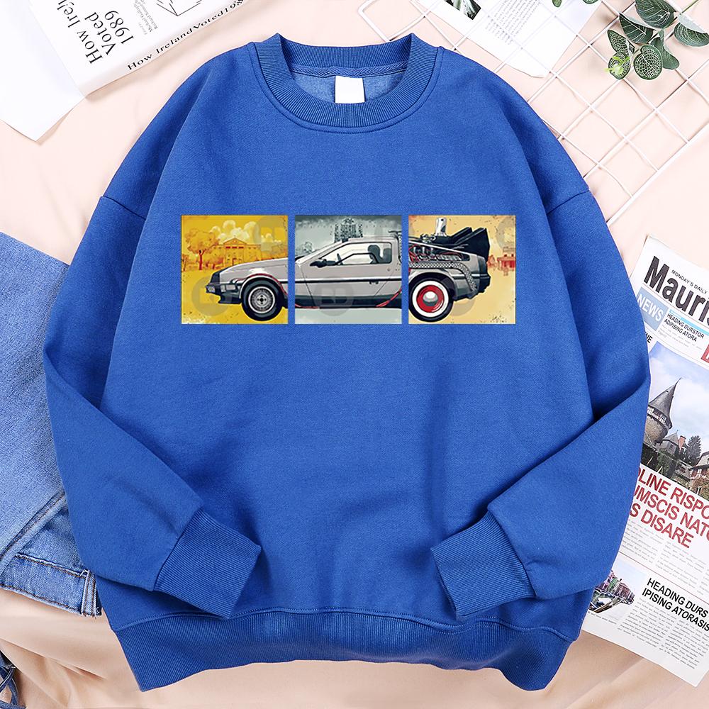 Car Men Women Clothing Loose Hoody Casual Autumn Clothes Cartoon Hip Hop Sweatshirt Fleece Hoodie