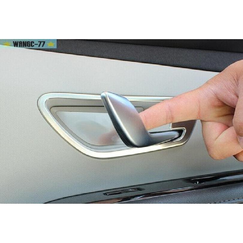 For Hyundai Tucson -2024 Silver Titanium Inner Door Handle Cover Trim 4X