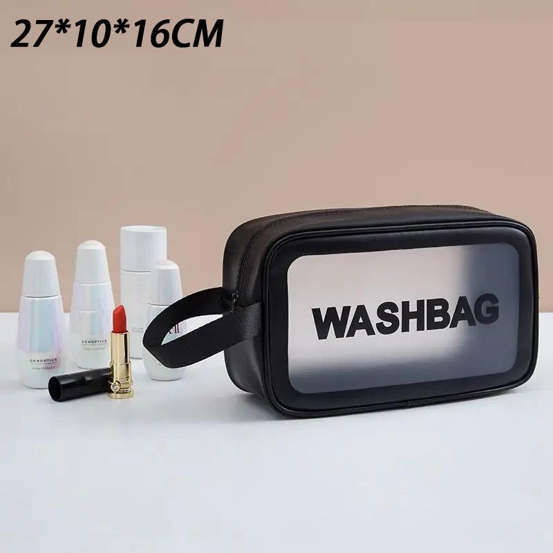 Women'S Travel Waterproof Cosmetic Bag Transparent Shower And Pool Bag Cosmetic Organizer Vanity Case