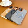 Premium Linen Fabric Case for OnePlus 15T 13 Ace6 Ace5 Pro Magnetic Rotating Stand Metal Buttons Full Body Lens Protection Cover