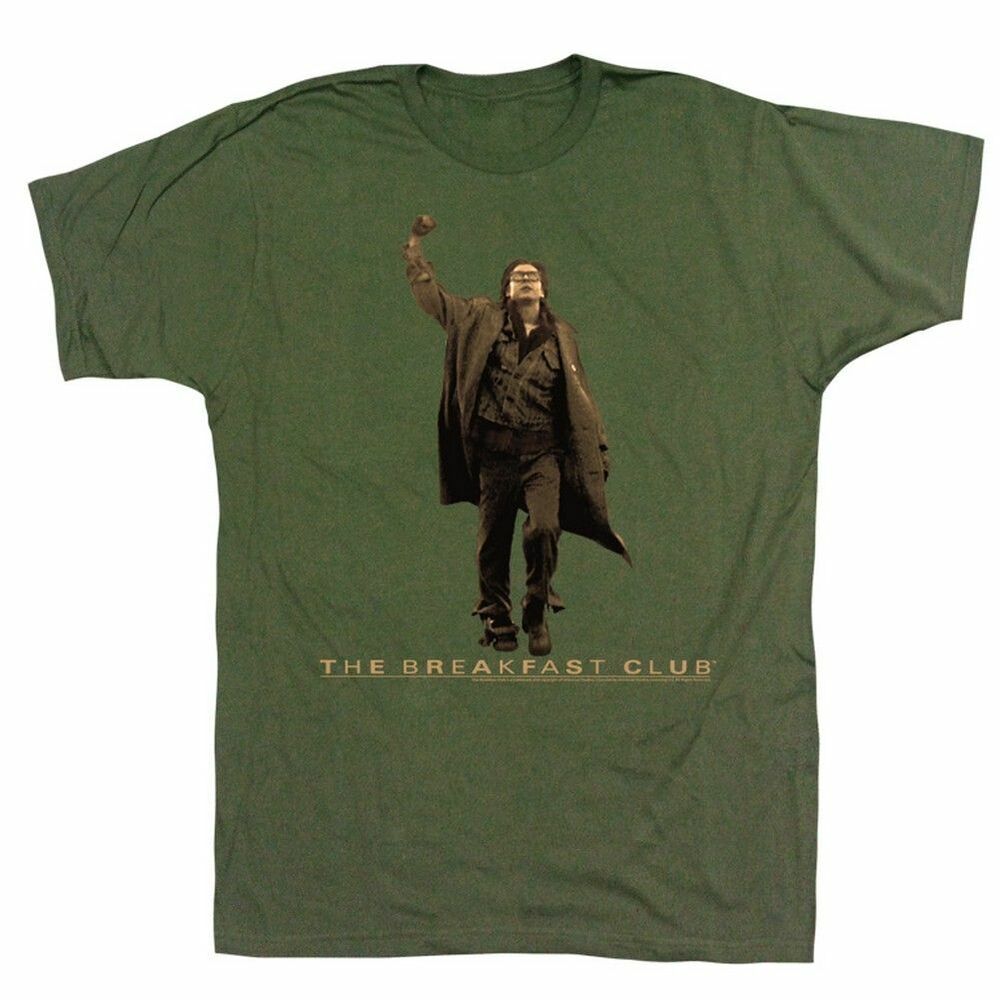 

Breakfast Club Vintage Guy Military Green Adult T-Shirt 2XL