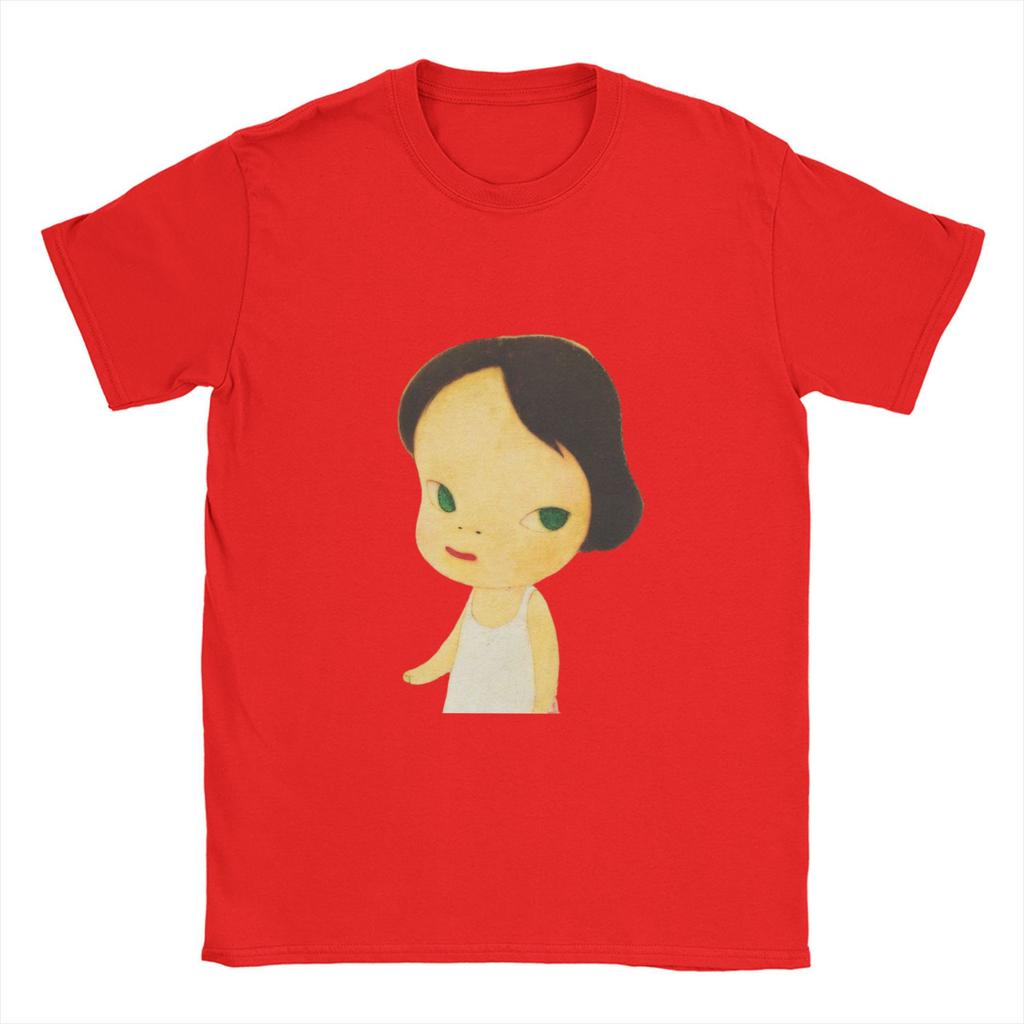 Yoshitomo Nara Men's T Shirts Vintage Tees Short Sleeve Crewneck T-Shirts 100% Cotton New Arrival Clothing