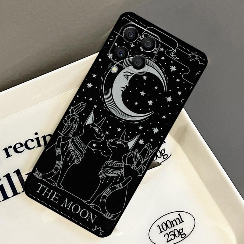 

Moon Tarot Witch Cat Case For Samsung Galaxy M14 M34 M54 M56 M16 M36 M13 M15 M35 M55 M11 M31 M53 M51 M12 M32 M52 Samsung M36