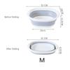 Portable Folding Basins Wash Basins Folding Laundry Plastic Tub Baby Bath Basin Laundry Tub Hanging Bathroom Kitchen Accessories
