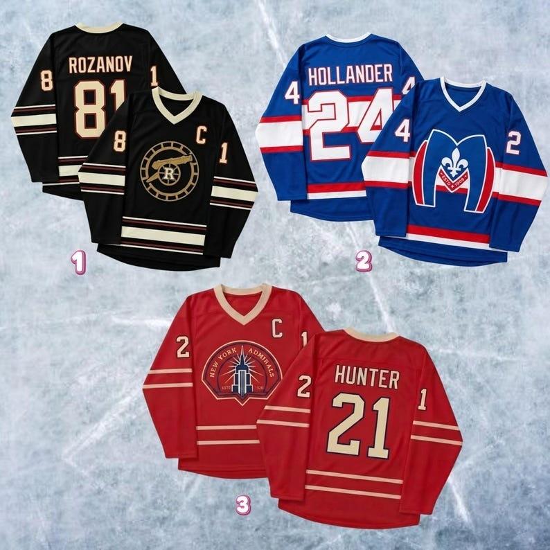 

ROZANOV amp; HOLLANDER Hockey Jersey Men Women Gift For Fan S5XL Unisex T-Shirt XXL