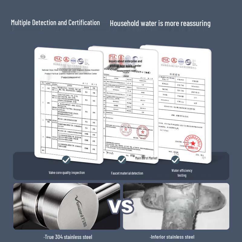 Vanward 304 Stainless Steel Rotatable Kitchen Faucet