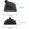 Manual Shifter Rubber Boot W/Mounting Bracket Compatible For F150 F250 F350 Bronco 1990 1991 1992 1993 1994 1995 1996 1997 Manual Transmission Gear