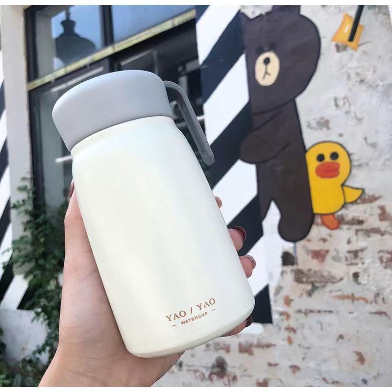 Thermos Cup 350ml Vacuum Flasks Portable Stainless Steel Thermos Cup Water Bottle Travel Tea Mug Office Thermos Cup