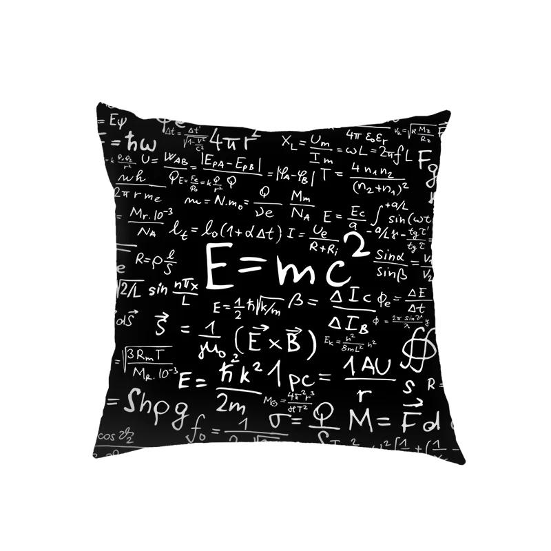 Magic Cube/ Math Formula Cushion Covers Periodic Table of Elements Pillowcase Home Sofa Decor Throw Pillow Cover for Living Roon