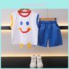 Trendy Boys Tank Top Set For Summer Stylish Cotton Outfit For Kids Aged 3 To 8 Years