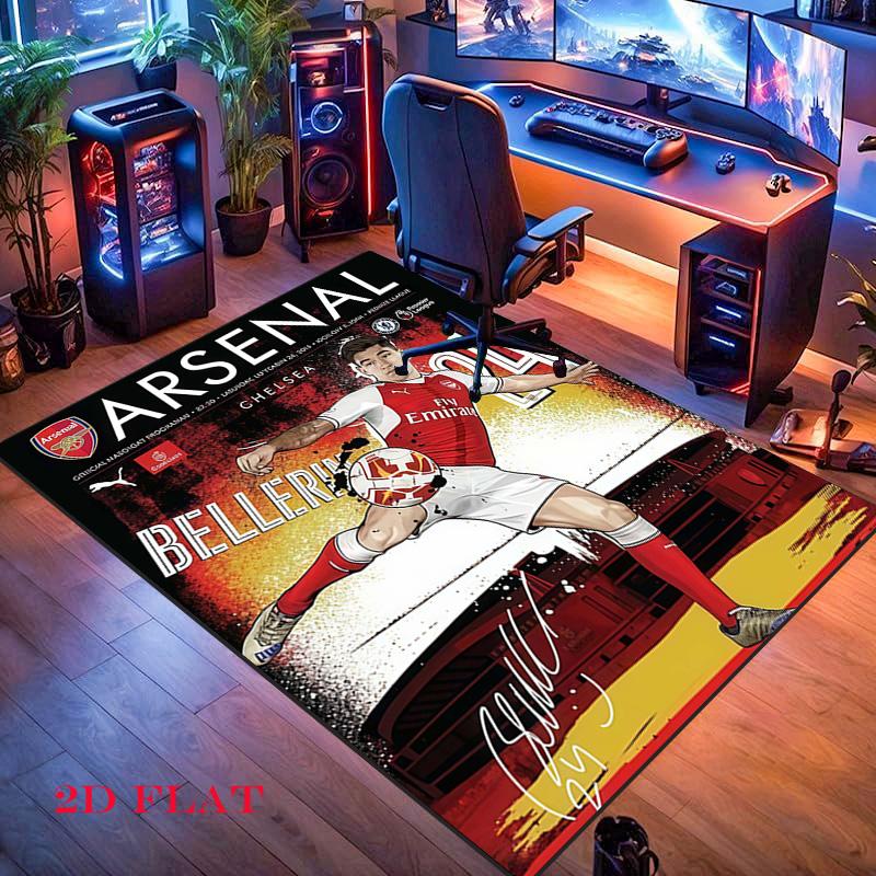 Arsenal F Carpet Rug for Living Room Bedroom Home Sofa Decoration,Kids play Nonslip Floor Mat