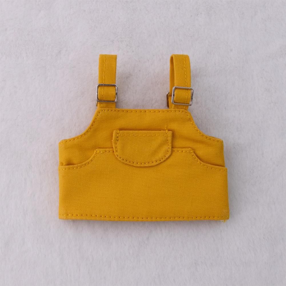 For 17cm Labubu Doll Clothes Fashion Clothes Shoulder Strap Skirt Doll Clothes Color Match Shorts Dolls Accessories Cute Decoration Little Clothes