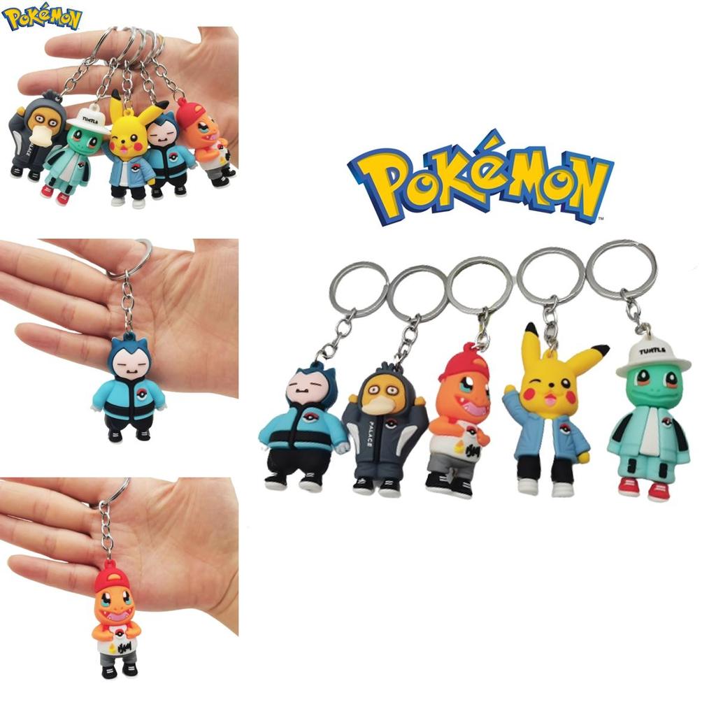 Adorable Pokemon Pikachu Squirtle Keychain Toy For Kids And Adults